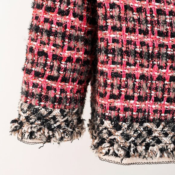 Oscar de la Renta AW/10 Pink Cropped Tweed Blazer - Picture 5 of 10